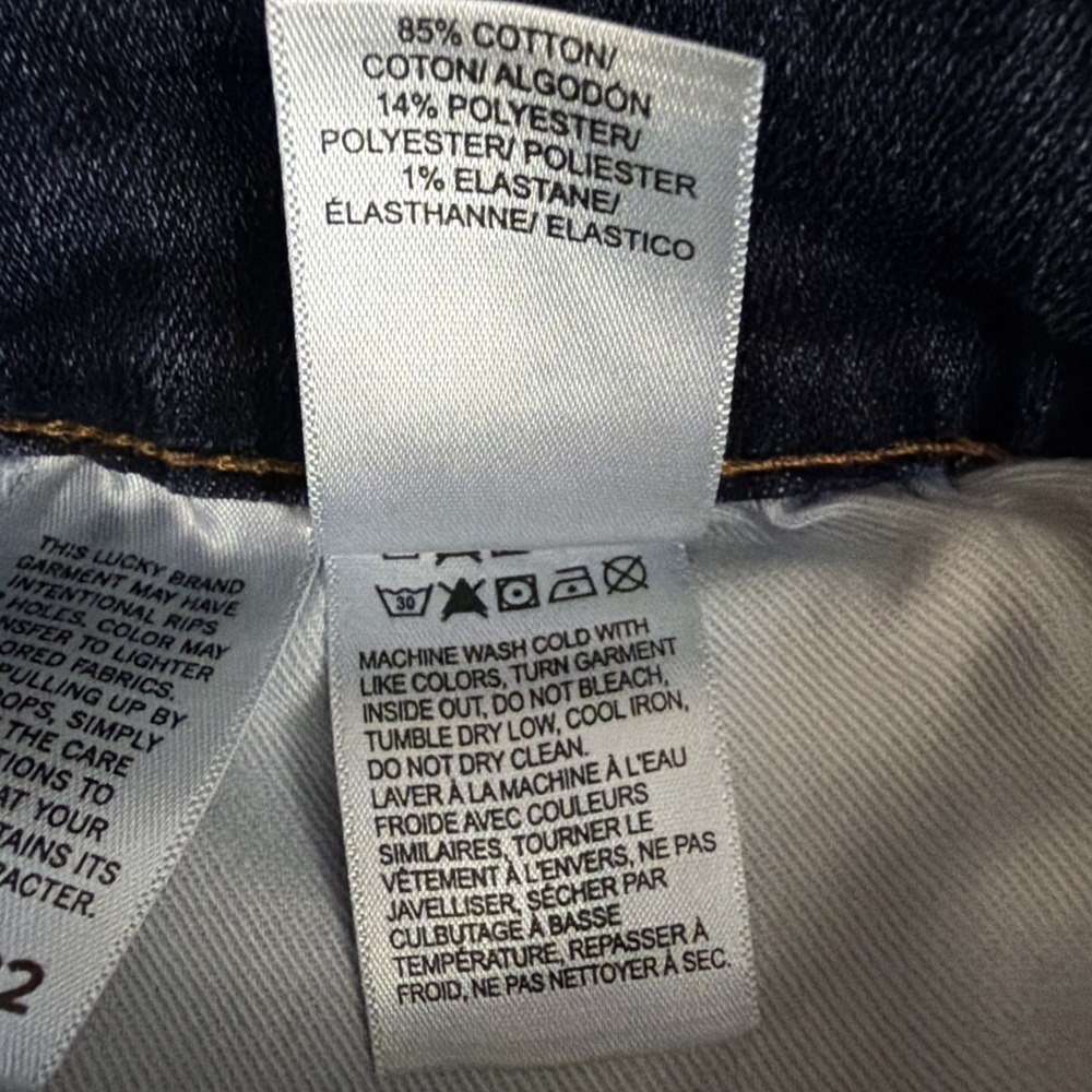Lucky Brand Jeans Men's Blue 34x32 Stretch 410 Athletic Straight Fit Denim - Picture 9 of 12